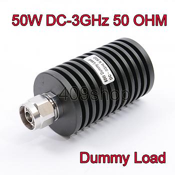 N Male Plug DC to 3.0GHz 50w Watt Dummy Load 50 Ohm Rf Coaxial Terminal 